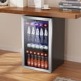 thumbnail image 3 of KNDKO 130 Can Beverage Refrigerator - 3.2 Cu.ft. Mini Fridge Cooler, Wine Cooler for Home/Office, 3 of 10