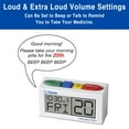 thumbnail image 5 of Medcenter 31-Day Pill Organizer with 4 Compartments and Alarm Clock – for Medications and Vitamins, 5 of 10