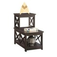 thumbnail image 3 of Pemberly Row Contemporary Wood Two-Step Accent End Table in Espresso, 3 of 5