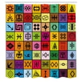 thumbnail image 3 of Ambesonne Tribal Shower Curtain, Aboriginal Prehistoric, 69"Wx75"L, Multicolor, 3 of 5
