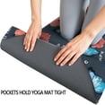 thumbnail image 3 of Pioneer Flower Floral Print Pattern Hot Yoga Mat Towel Non Slip for Hot Yoga - Quick-Drying Yoga Mat Cover with 4 Corner Pockets with Travel Bag - Hot Yoga Towel Non Slip 70"x26", 3 of 6