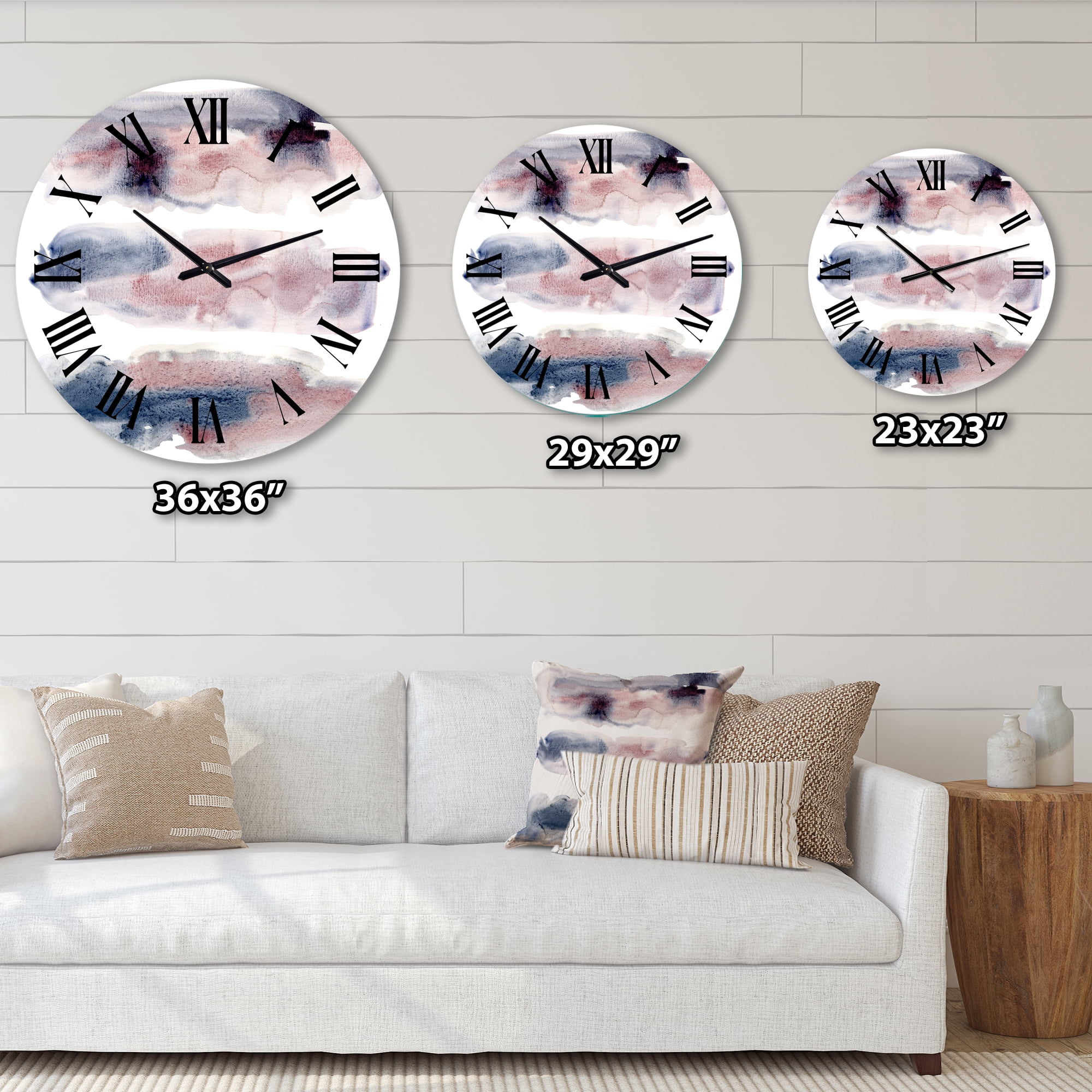 Designart 1 in Quartz Modern/Contemporary Wall Clock