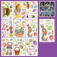thumbnail image 4 of Easter Glass Sticker Decal Set 9pcs Spring Holiday Decorations Room Home Kitchen Decor Removable Window Wall Door Decorations For Easter Decor Party Supplies, 4 of 5