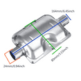 thumbnail image 3 of Parking Heater Exhaust Muffler for 12/24V Auxiliary Car Heater,A, 3 of 4