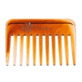 thumbnail image 3 of MERIGLARE 1 Piece Premium Plastic Modeling Pocket Comb With Round and Polished Smooth Comb Amber, 3 of 8