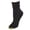 Black, variant on Gold Toe Cotton Turn Cuff Ankle Socks (Pack of 3) (Women)