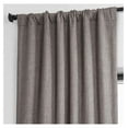 thumbnail image 5 of TiaGOC Faux Linen Room Darkening Curtains - 108 Inches Long Luxury Linen Curtains for Bedroom & Living Room (1 Panel), 50W X 108L, Mink, 5 of 9