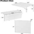 Folding Table Desks Wall Mounted Table Fold Down for Small Spaces