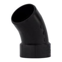 Gomito ABS Charlotte Pipe 45 Gradi, 1-1/2 Pollice (bocchettoni). Made In USA, Nuovo.