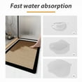 thumbnail image 3 of Nvzi-c Bathroom Rug Mat , Non-Slip Plush Shaggy Bath Carpet, Machine Wash Dry, Bath Mats for Bathroom Floor, Tub and Shower, Bathroom Runner Bathmat Accessories Decor 15*24inch (A), 3 of 4