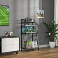 thumbnail image 5 of 5-10 Gallon Fish Tank Stand with Plant Shelf Metal Aquarium Stand with Storage Shelf, 5 of 8
