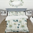 thumbnail image 2 of Designart "Polka Dots In Enchanted Gardens" Beige Polka Dots Bedding Covert Set - Modern & Contemporary Bed Set With 2 Shams, 2 of 5