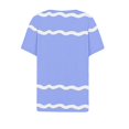 thumbnail image 4 of Fiudx Camisas para Mujer Blusa de Manga Corta Estampada a La Moda para Mujer, Blusas Informales con Cuello Redondo, 4 of 5