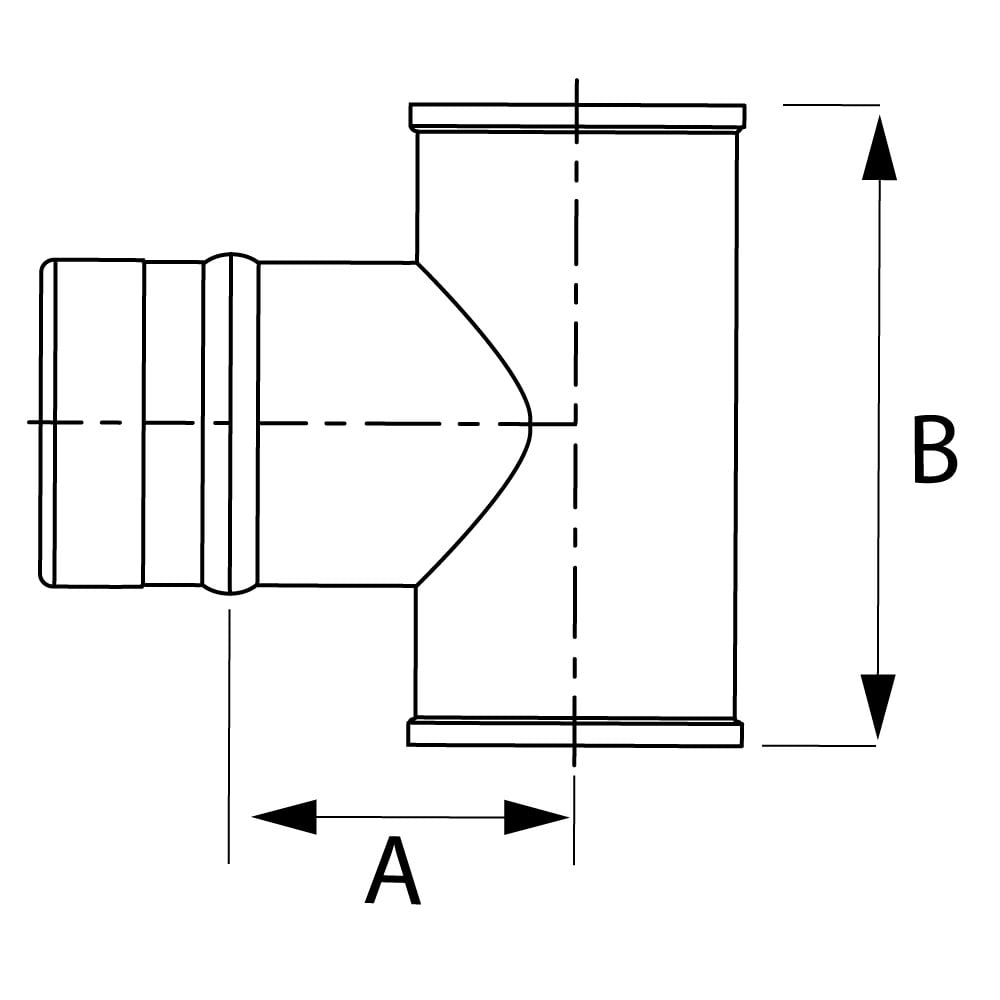 Duravent FSTT4 4" Inner Diameter - Stainless Steel