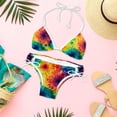 thumbnail image 6 of tie dye25 Bikini Set with Detachable Sponge & Adjustable Strap, Two-Pack, Ideal for Beach & Pool, Swimsuit Swimsuits Bikini, 6 of 6