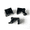 Black, variant on Plant Pot Feet Risers - Elevated Flower Pot Stand for Drainage & Airflow, Decorative Planter Lifters to Protect Floors & Decks from Water Stains, Heavy Duty Garden Accessories