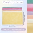 thumbnail image 2 of Rollos de cuero sintético de 8 colores, 13 x 7,9 pulgadas, hojas de microfibra suave, tela de gamuza colorida, impermeable y esmerilada., 2 of 7