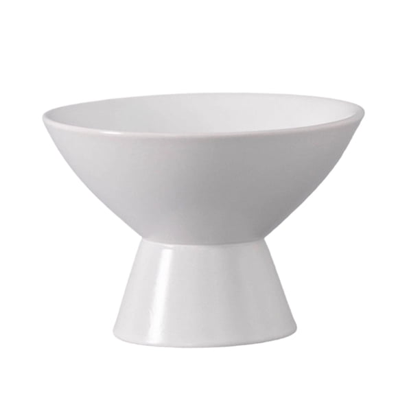 Maceta de cerámica, accesorio floral, contenedor multifuncional para arreglos florales. blanco