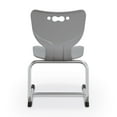 thumbnail image 2 of Hierarchy Cantilever School Chair, 5 Pack, 16" Height, Chrome Frame, Grey Shell, 2 of 3