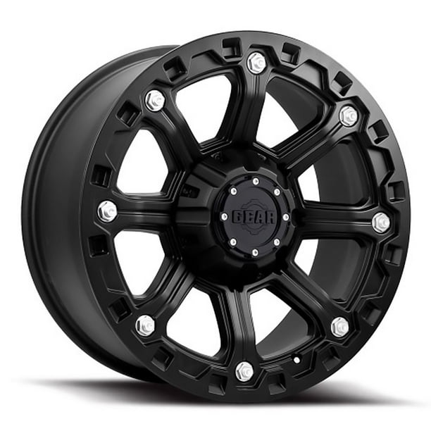 GEAR OFF ROAD 718b blackjack 20x9 +18et 110.00mm carbon black wheel