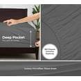 thumbnail image 2 of Royale Linen 2 Pack Bulk Flat Sheet Set - Top Sheets - Soft 1800 Microfiber - Stain Resistant - for Hotel, Massage Table, Hospital, Dorm - California King Flat Sheet Sold Separately (King Cal,Black), 2 of 9