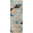 thumbnail image 6 of Hauteloom Hanif Living Room, Bedroom Area Rug - Gray, Blue - 9'2" x 12', 6 of 8