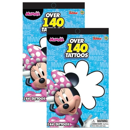 Disney Disney Junior Minnie Mouse Bowtique Over 140 Temporary Tattoos Booklets (2pc Set) Party Favors and Handouts