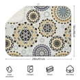 thumbnail image 2 of Boho kitchen drying mat 18x24 Inch with vibrant floral designs and thick microfiber layers, perfect for drying heavy cookware, 2 of 5