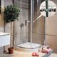 thumbnail image 2 of Shower Door Knob Aluminum Alloy Round Door Handle for Bathroom Glass Door Sliding Door, 2 of 5