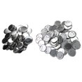 thumbnail image 3 of Pin Back Button Parts, Round Badge Blank Button Pins DIY Making Glossy Surfaces 100 Sets  For Crafts 58mm/2.3in,75mm/2.95in, 3 of 8