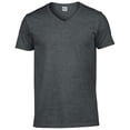 thumbnail image 1 of Gildan T-Shirt à Manches Courtes à Col en V Style Doux pour Hommes, 1 of 5