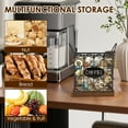 thumbnail image 5 of AEVXKHI K Cup Storage Organizer, Coffee Pod Holder with Wooden Base, Coffee Capsule Metal Basket, Coffee Bar Accessories for Kitchen Office Cafe, 5 of 11