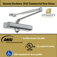 Dynasty Hardware 1614ALUM Grade 1 Door Closer, Size 14, ADA Compliant