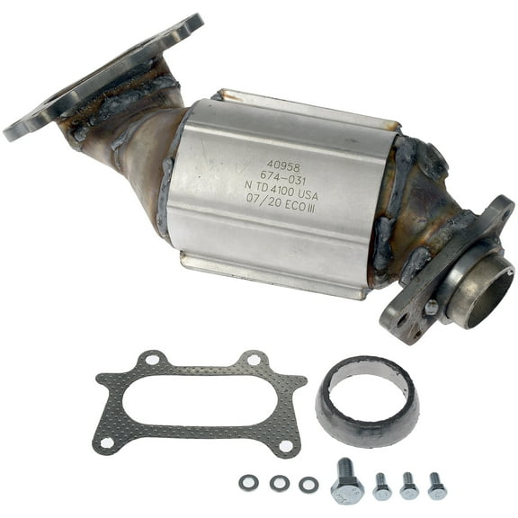 Dorman 674-031 Front Catalytic Converter with Integrated Exhaust Manifold for Specific Honda Models, Natural