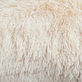 thumbnail image 5 of Home Soft Things Luxury Shaggy Faux Fur Throw Pillow Cases, Ultra Soft Plush Pillow Covers Fluffy Decorative Cushion Covers, No Pillow Insert, Set of 4, Ivory, 20x20 Inch, 5 of 6