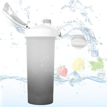 

Welpettie 800ml Shaker Bottle Plastic and Silicone Shaker Cup with Built-in Stirring Ball Classic Shaker Blender Cup Shaker Mixer Cup for Protein Shakes and Pre Workout