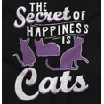 thumbnail image 2 of Crazy Cat Lady Secret of Happiness Women Plus Size Graphic Pullover Hoodie Brisco Brands 2X, 2 of 4