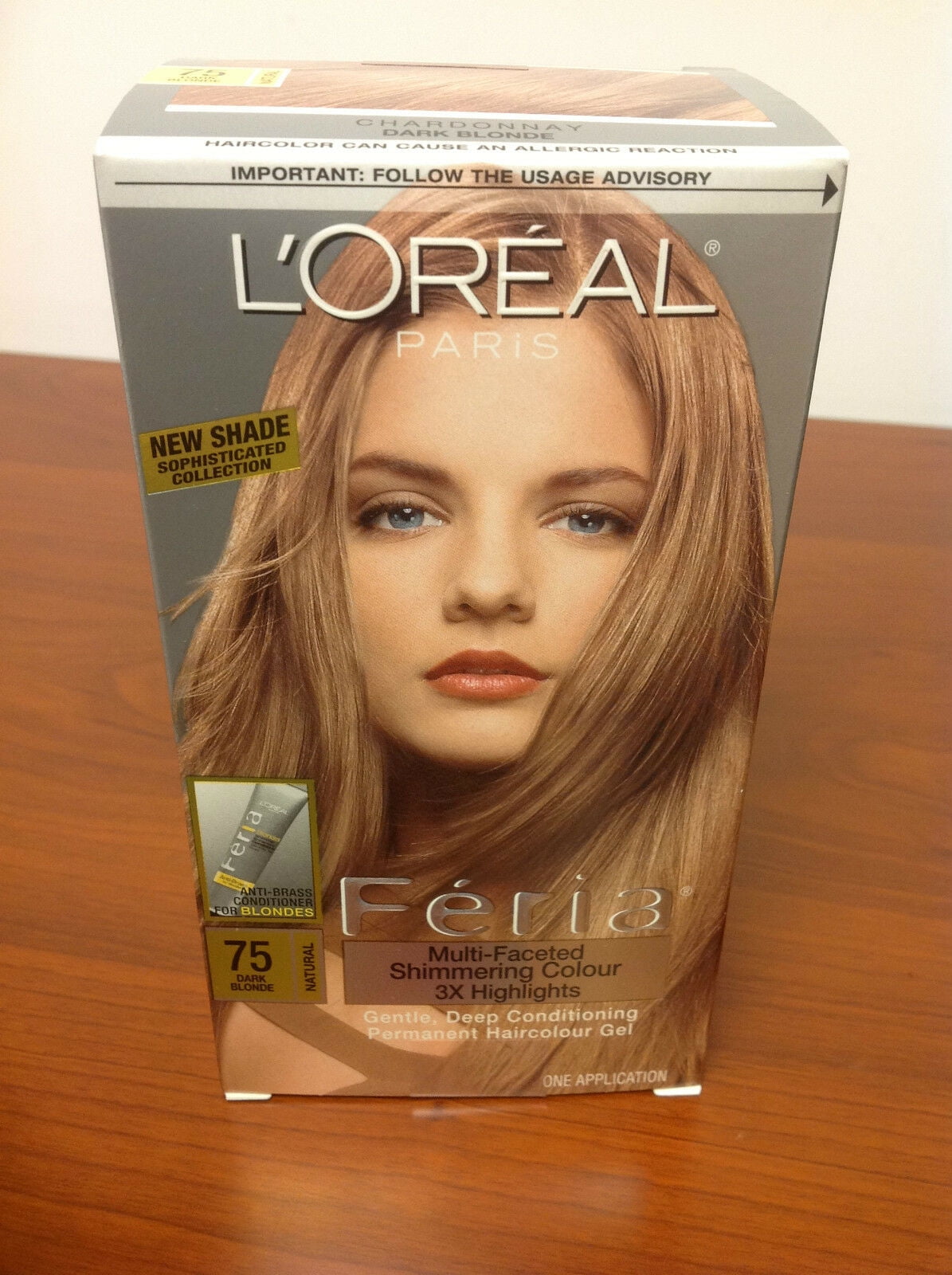L'OREAL FERIA MULTIFACETED SHIMMERING 3x Highlights DARK BLONDE 75