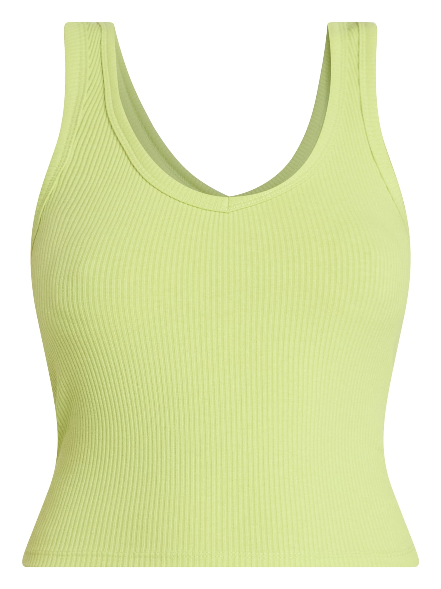 No Boundaries Cropped V-Neck Tank Top, Women’s XXS-XXL