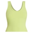 thumbnail image 5 of No Boundaries Cropped V-Neck Tank Top, Women’s XXS-XXL, 5 of 5