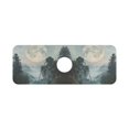 thumbnail image 7 of Yayeee Faucet Mat for Kitchen Sink 14.7" Diatomite Long Splash Guard Pad, Moon and House, 7 of 7