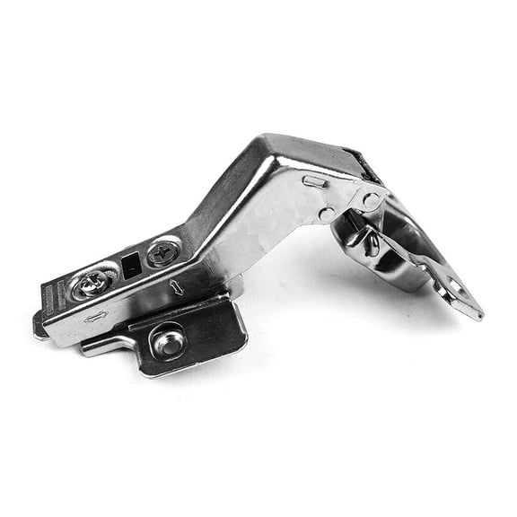 Berta 45 Degree Soft/Self Close Full Overlay Frameless Corner Cabinet Hinges with Screws (2 Pack)