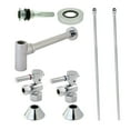 thumbnail image 6 of Kingston Brass CC43102DLVKB30 Modern Plumbing Sink Trim Kit with Bottle Trap and Drain, Polished Brass, 6 of 6