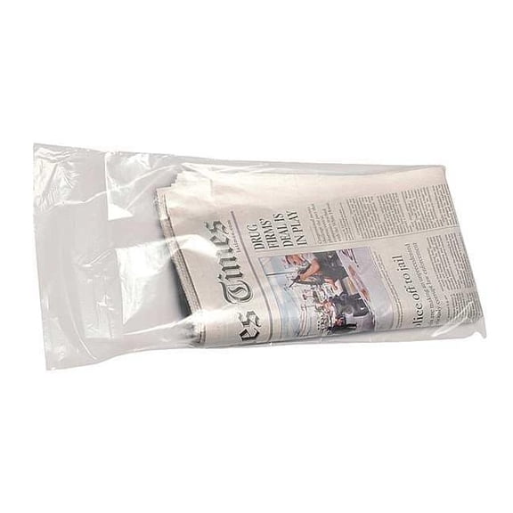 Manufacturer Varies Packaging Bag, 21 in L, 7.5 in W, PK2000 5DTW9
