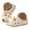 Beige, variant on Cat Paws Print Shoes Slip on Summer Sandals Round Toe Pillow Slippers Ladies Indoor Chunky Platform Home Slide Shoe Black Size 8
