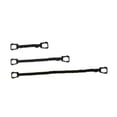 thumbnail image 3 of 3x Camping Lanyards correas Suministros de guardado de espacio con clips Tendederos de carpa para mochilas de picnic Fishing de viajes al aire libre Negro, 3 of 8