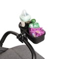thumbnail image 3 of Universal Accessory Cup Holder for Baby Strollers New Baby Stroller Cup Holder 2-in-1 Stroller Water Cup Snack Storage Rack (black), 3 of 7
