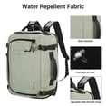 thumbnail image 3 of Smicure Travel carry on Backpack Laptop Business 17.5 Inch Business Anti Theft Slim Sturdy College School Computer Bag.Green, 3 of 9