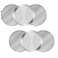 thumbnail image 2 of 6 Pack Metal Reusable Coffee Filter Mesh for  Coffee Maker Espresso Maker, Silver, 2 of 8