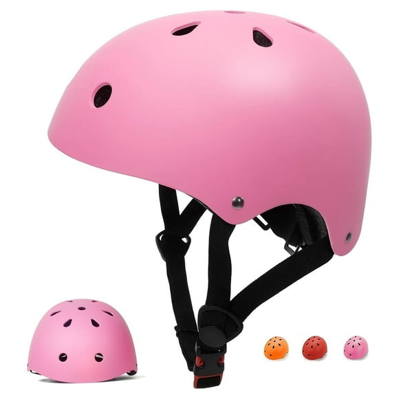 Semfri Kids Bike Helmet Toddler Helmet Ages 3-8 Years Old Boys Girls Helmet Children Pink Helmets Adjustable Skateboard Cycling Helmet for Toddler to Youth